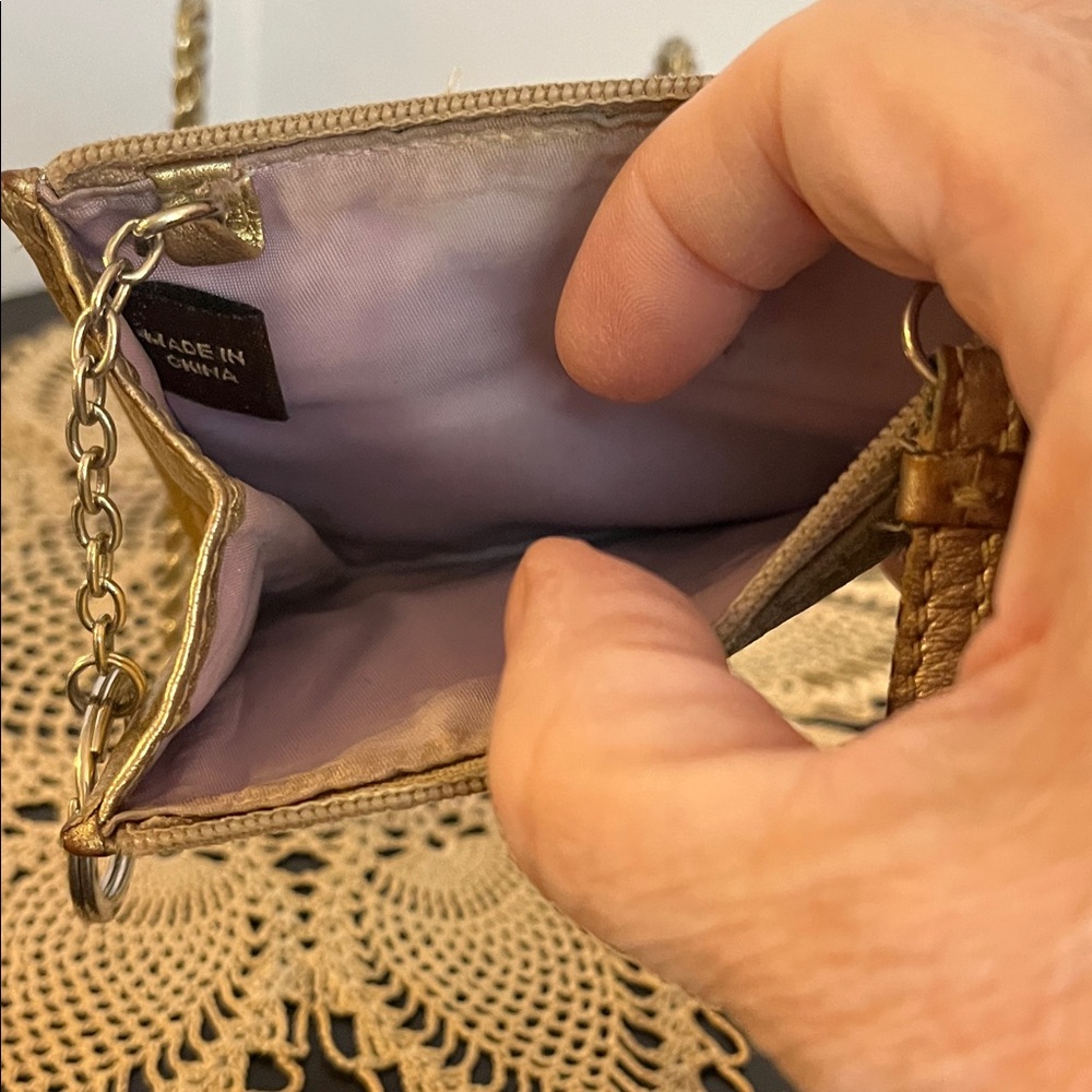 Coach Metallic Gold Coin/ Keyfob - Picture 5 of 7